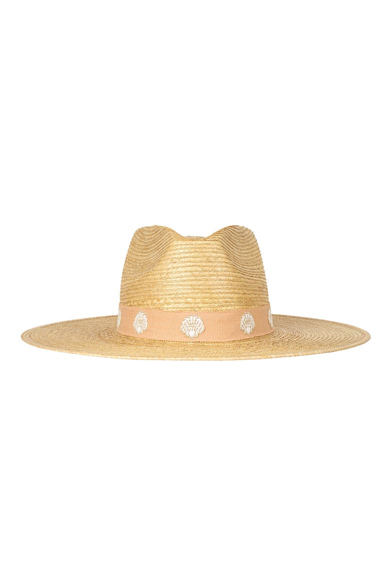 Shell Haven Palm Sunhat, Main, color, LIGHT/PASTEL PINK