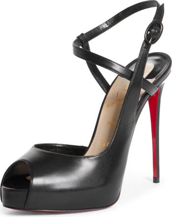 【関税送料込】ルブタン Jenlove Ankle Strap Peep Toe Stiletto Christian Louboutin Jenlove Ankle Strap Peep Toe Stiletto