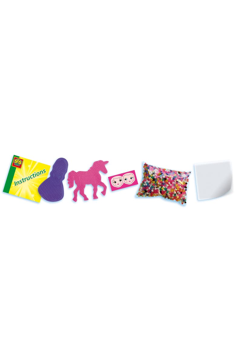 SES Creative Beedz Unicorns and Princesses Iron On Beads, Ages 5+, Alternate, color, Multicolored