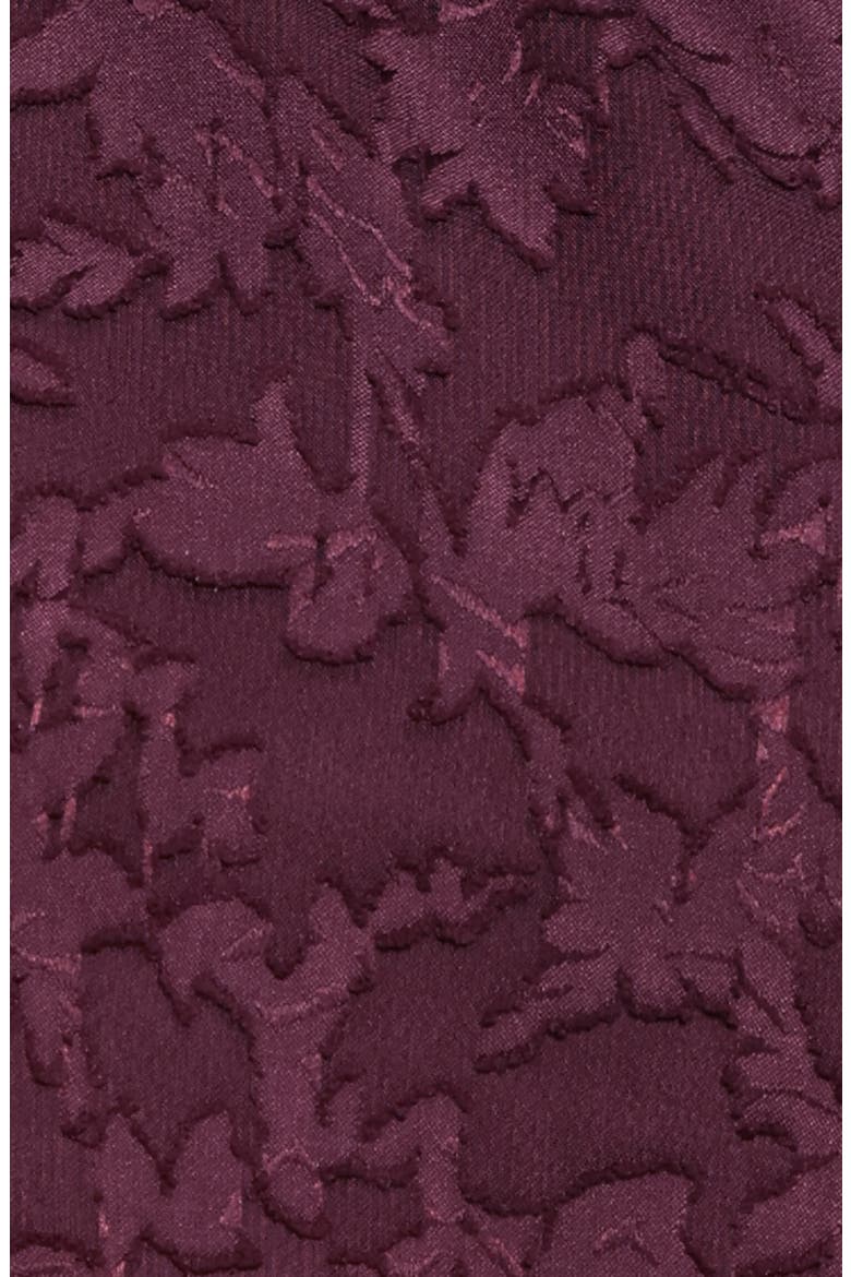 Astarla One-Shoulder Maxi Dress, Alternate, color, PLUM BURNOUT