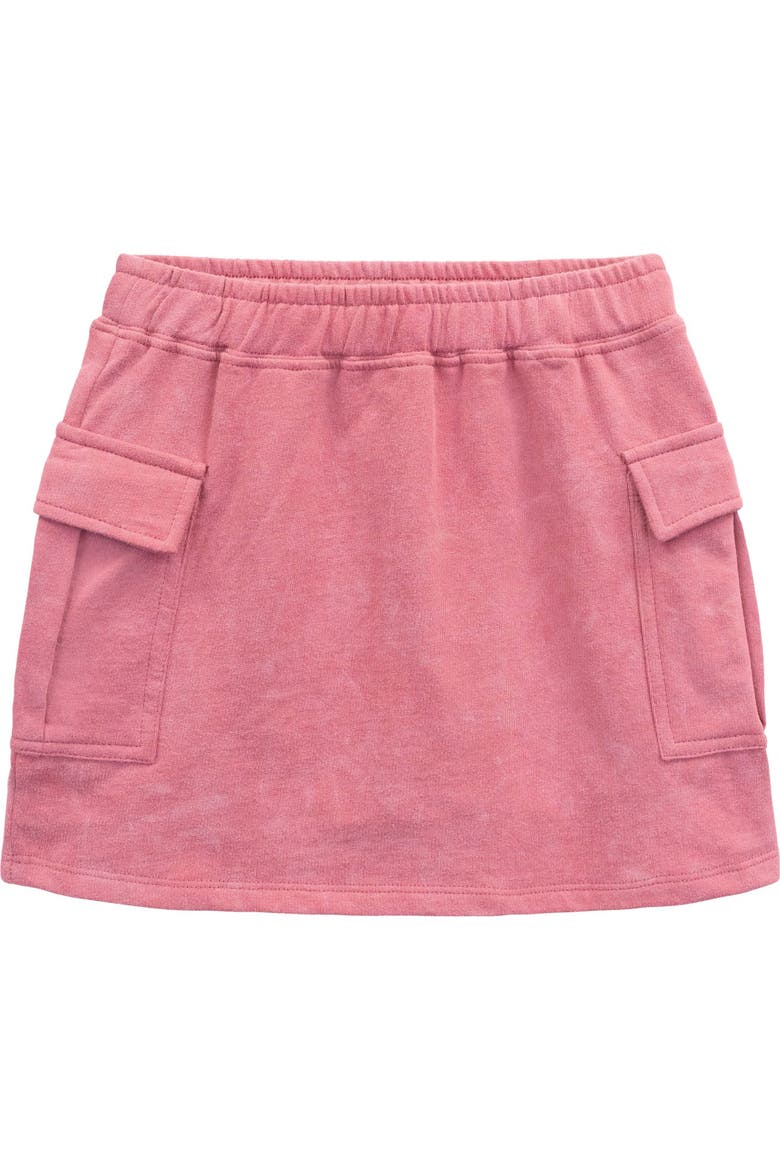 Justice League Supergirl Cropped 2-Piece T-Shirt and Wash Skort Set, Alternate, color, Supergirl Pink Wash