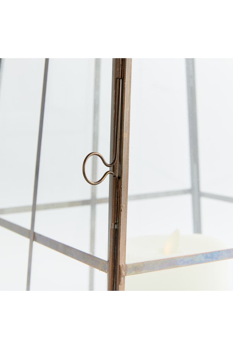 Dexter Lantern Candle Holder Large, Alternate, color, Gold