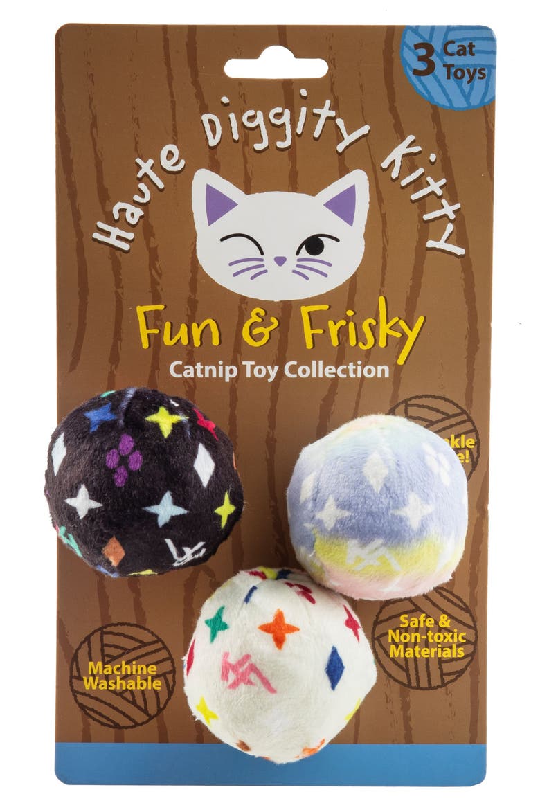 Kitty Monogram Ball, Alternate, color, WHITE MULTI