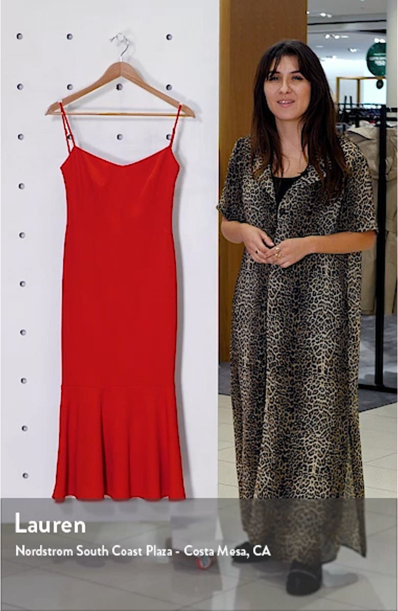 Twirl Sleeveless Drape Back Dress, sales video thumbnail