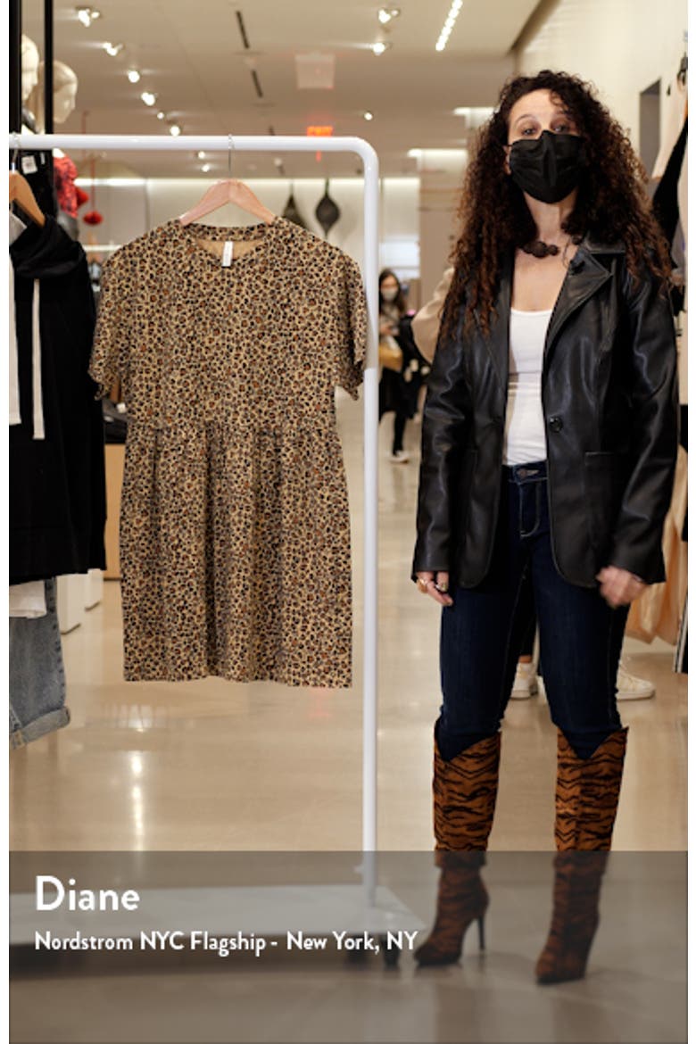 City Vibes Leopard Print Dress video