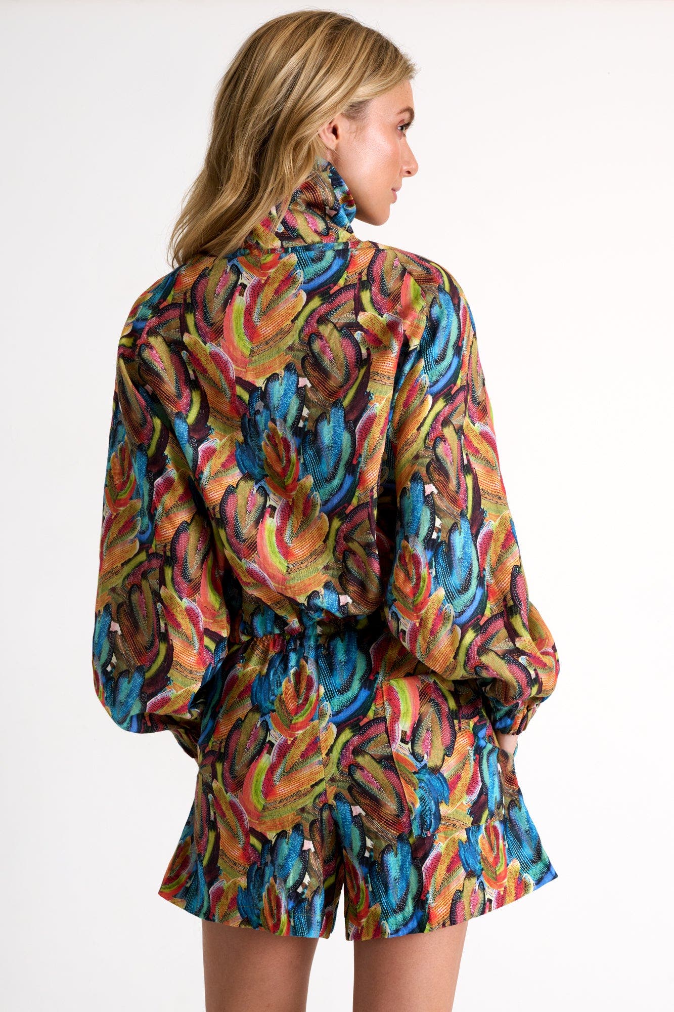 Linen Puffer Jacket - image 2