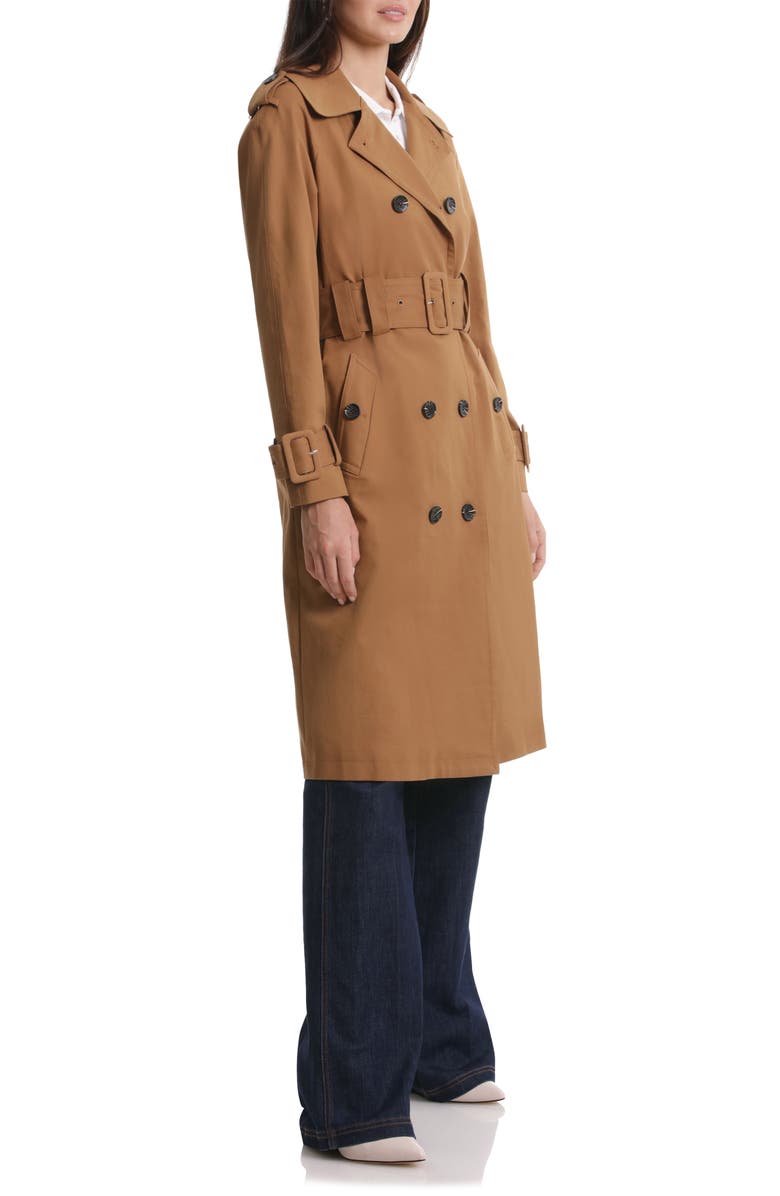 Avec Les Filles Water Resistant Stretch Cotton Trench Coat, Alternate, color, 
