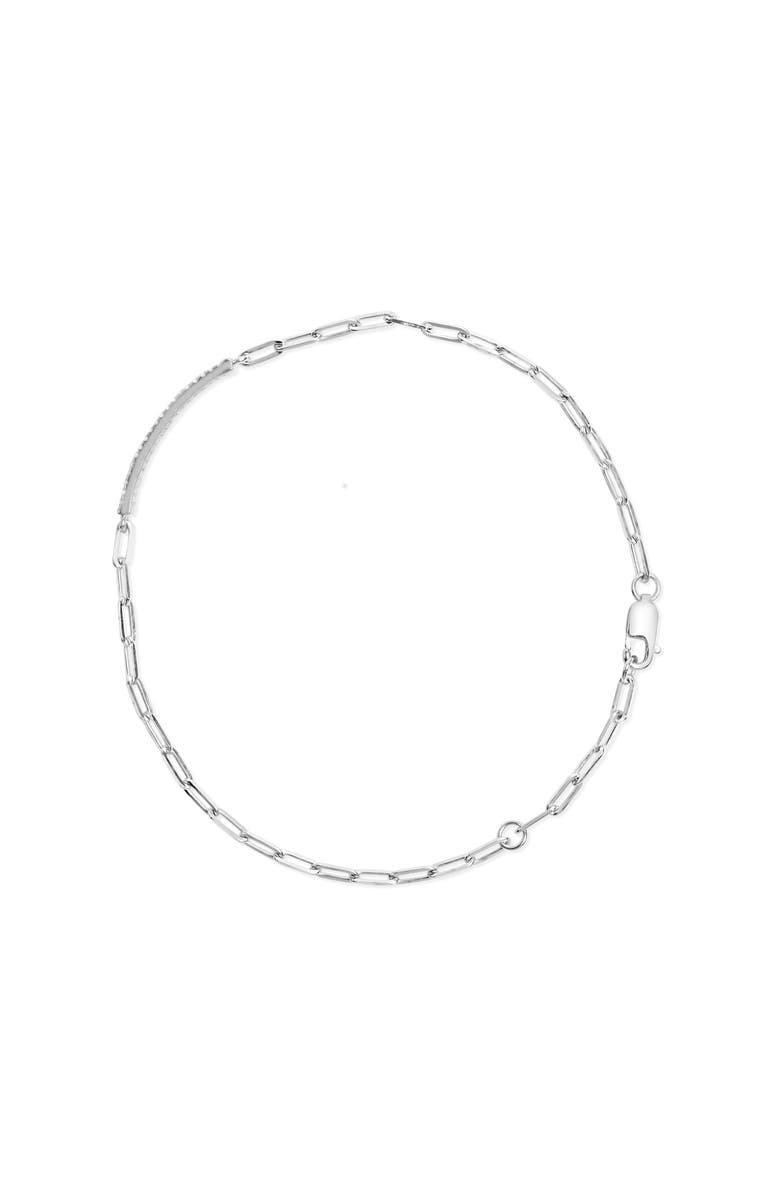 Haus of Brilliance Sterling Silver 1/7 Cttw Diamond Double Row Link Tennis Bracelet, Alternate, color, Silver