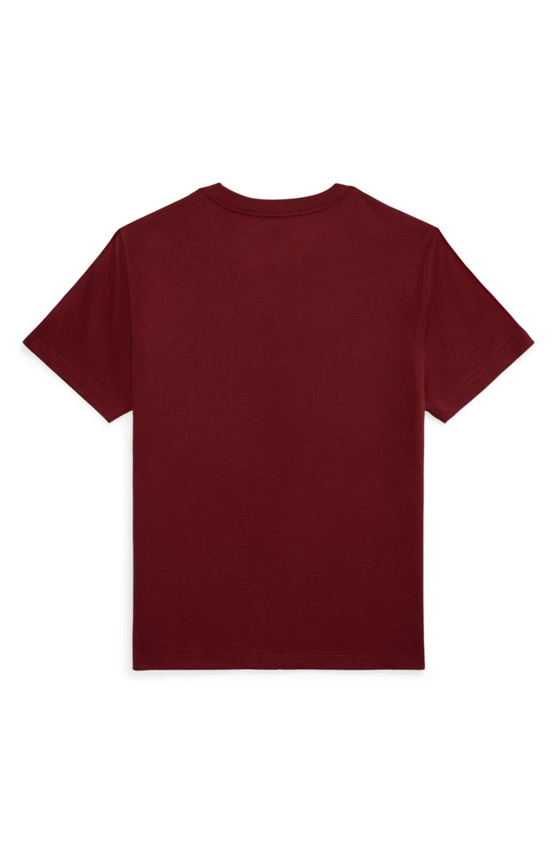 Polo Ralph Lauren Kids' Embroidered Cotton Graphic T-Shirt, Alternate, color, 