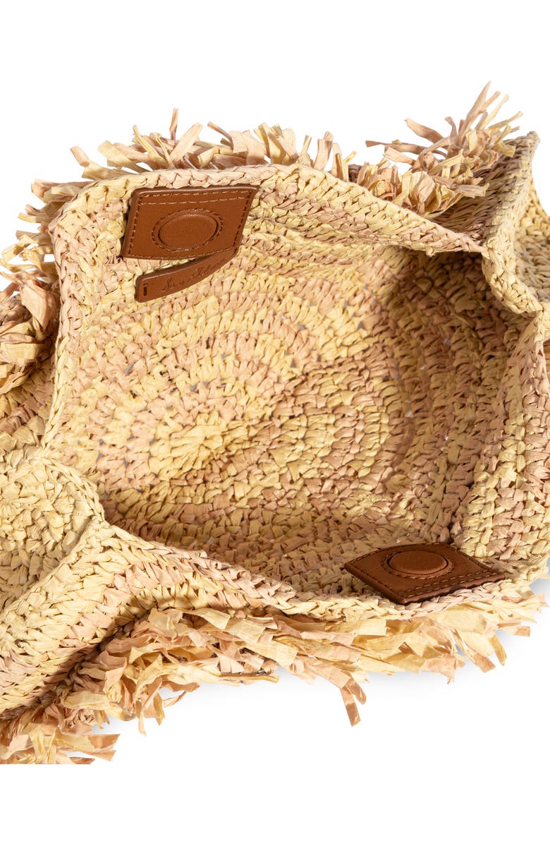 Sam Edelman Lily Straw Clutch, Alternate, color, Brown