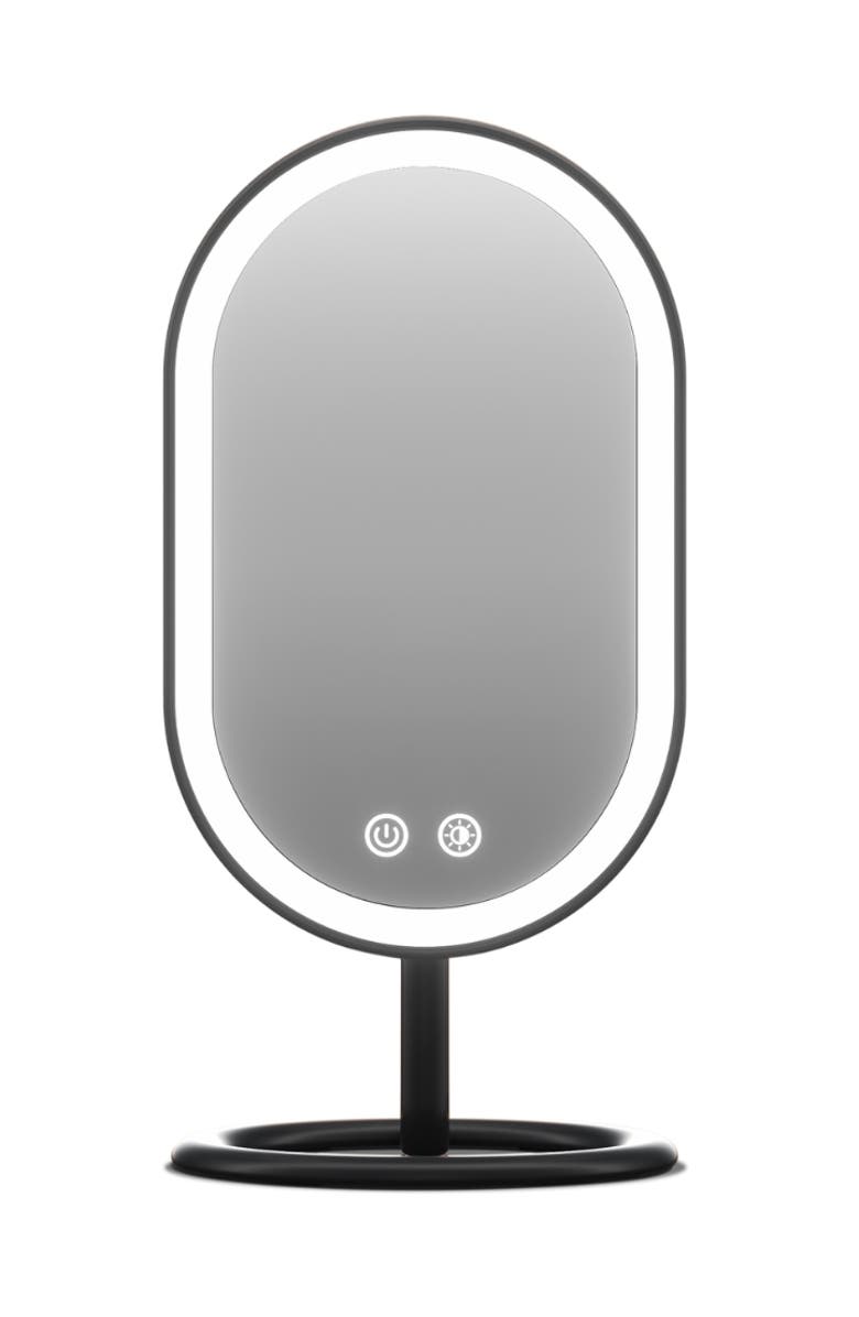 FANCII Vera Lighted Vanity Mirror, Main, color, Black