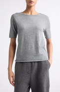 Lisa Yang Ari Short Sleeve Cashmere Sweater
