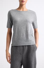 Lisa Yang Ari Short Sleeve Cashmere Sweater