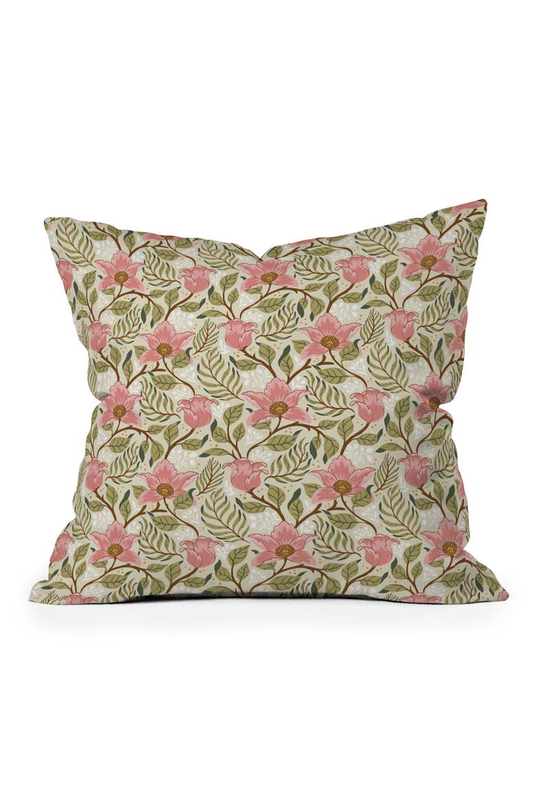 Avenie Cottage Garden II Outdoor Throw Pillow, Main, color, MULTI
