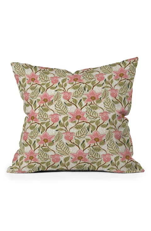 Avenie Cottage Garden II Outdoor Throw Pillow