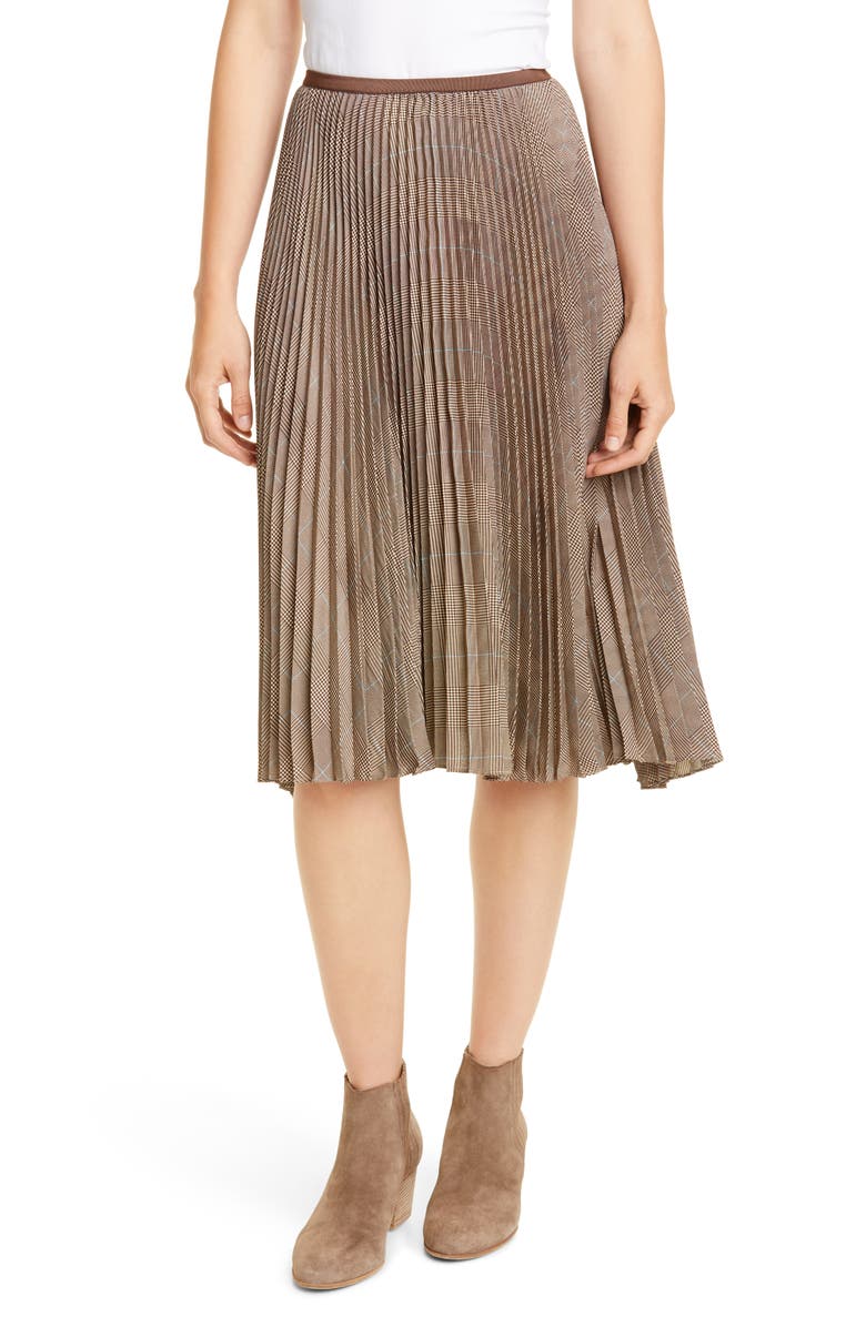 Polo Ralph Lauren Rese Pleated Plaid Skirt, Main, color,