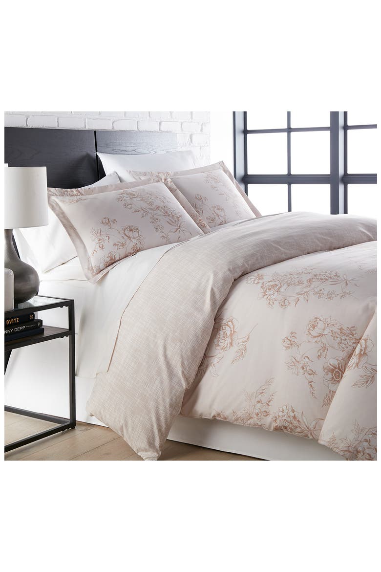Harmony Collection - Luxury Premium Oversized Reversible Comforter Set, Main, color, HARMONY TAUPE