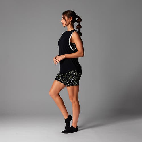 Tavi High Neck Muscle Tank In Black