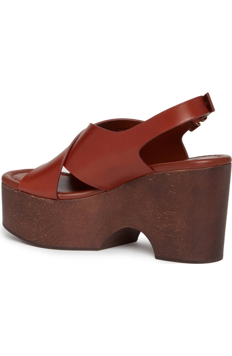 PAIGE Reid Slingback Platform Sandal, Alternate, color, Whisky