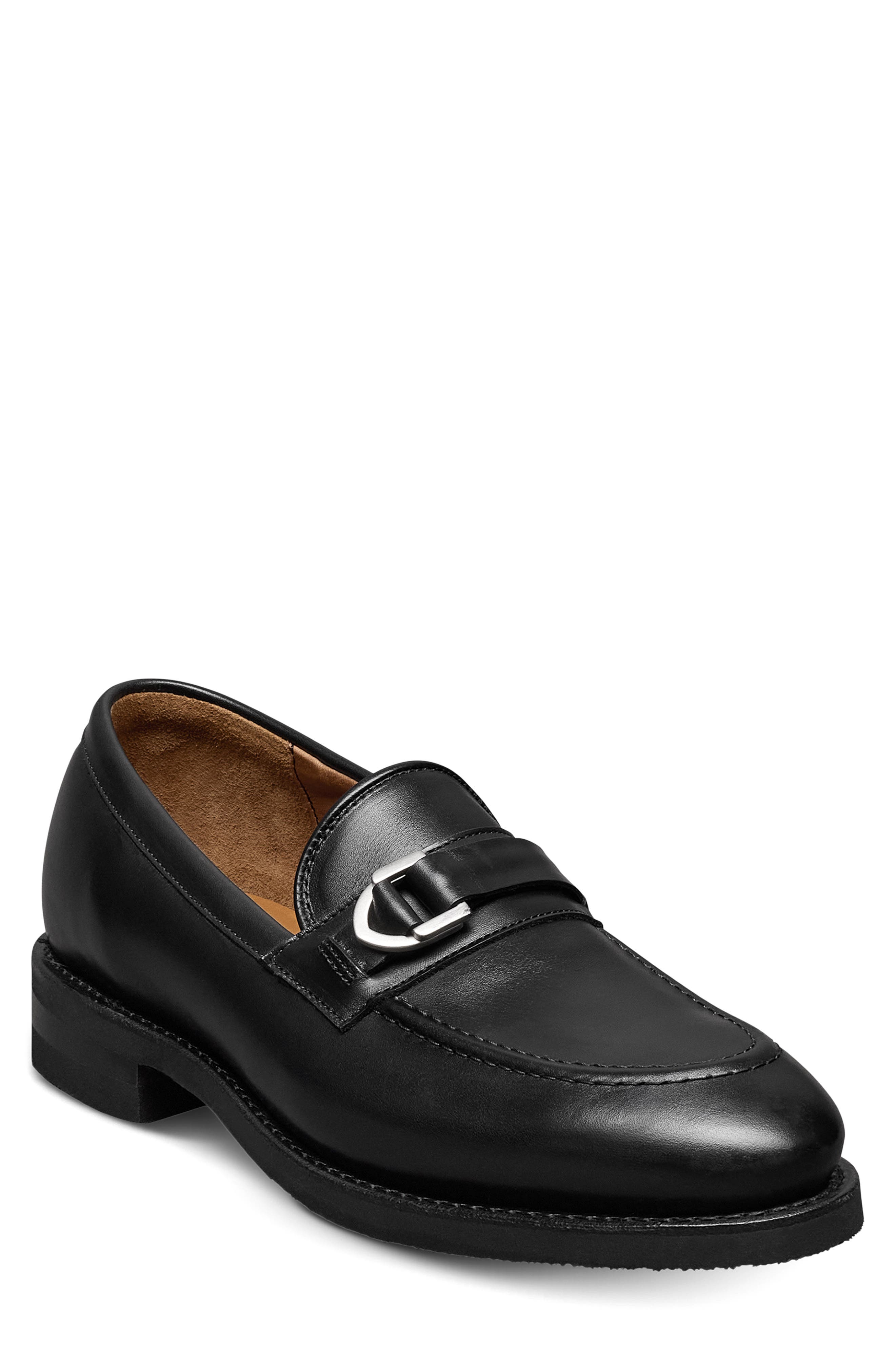 Allen Edmonds Rollins Buckle Loafer - Wide Width Available, Main, color, Black