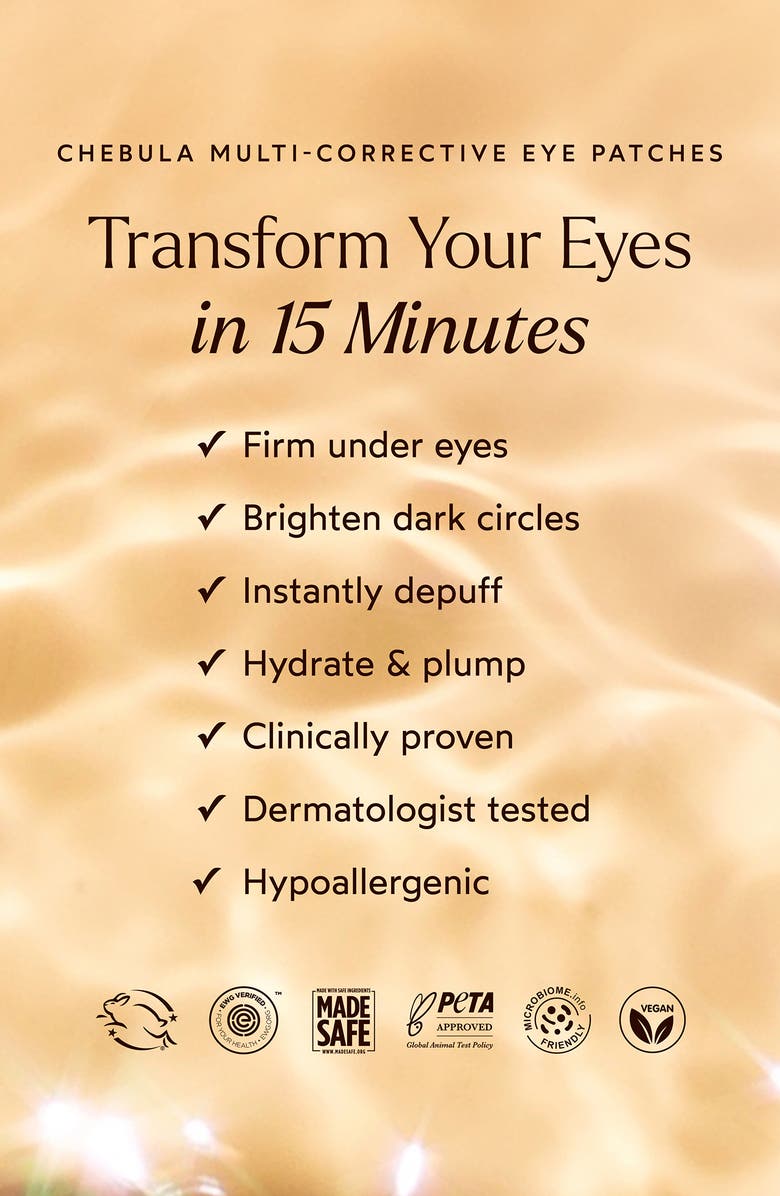 True Botanicals Chebula Multi-Corrective Eye Patches, Alternate, color,