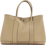 Pre-Owned Hermes Garden Party Tote Leather 30