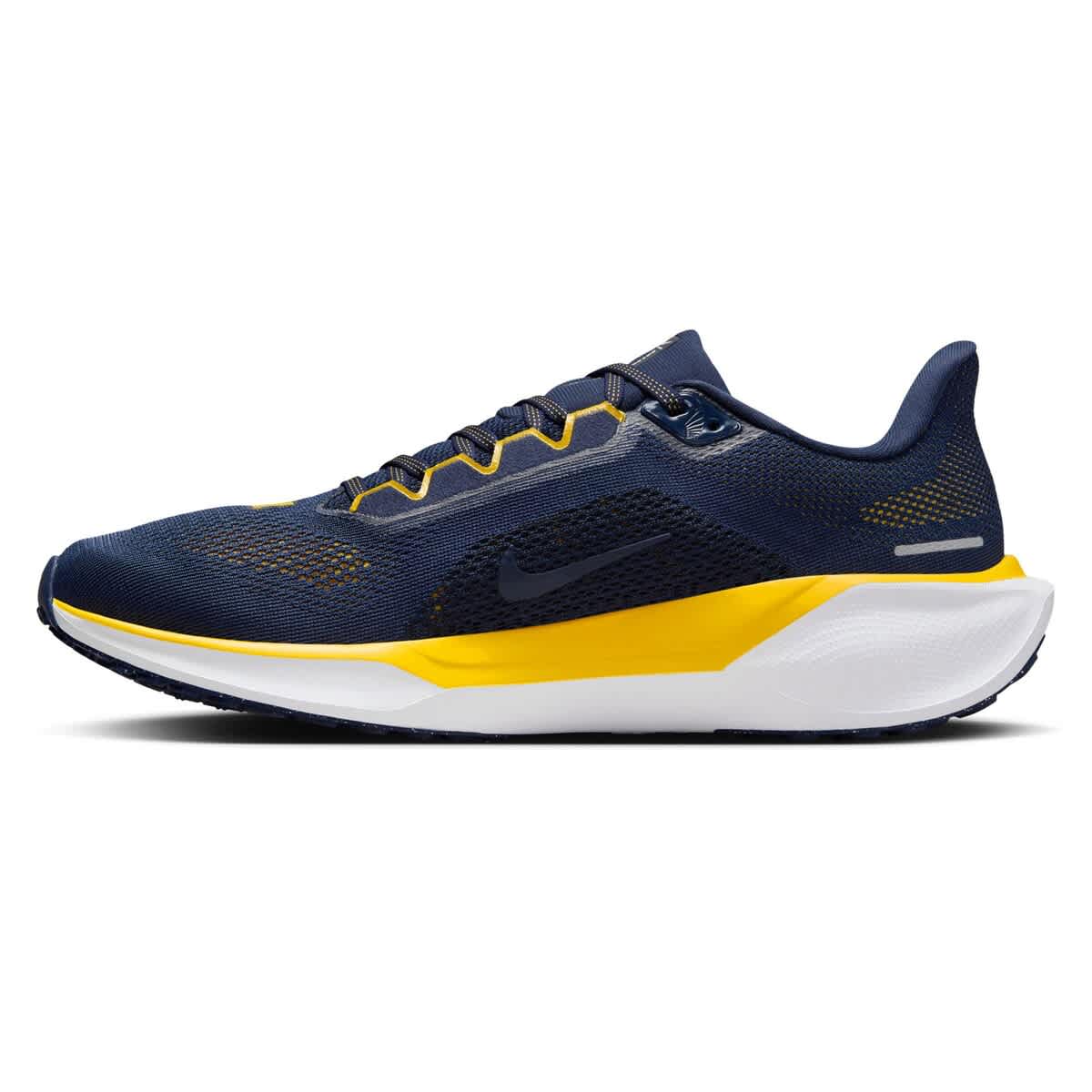 Nike Unisex Nike Navy Michigan Wolverines Zoom Pegasus 41 Running Shoes, Alternate, color, 