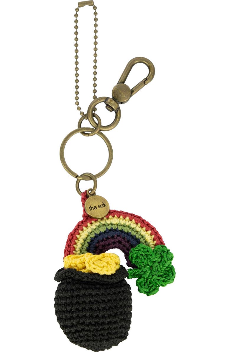 The Sak Yarnicharmz Hand Crochet Dangle - St. Patty's, Main, color, St Pattys