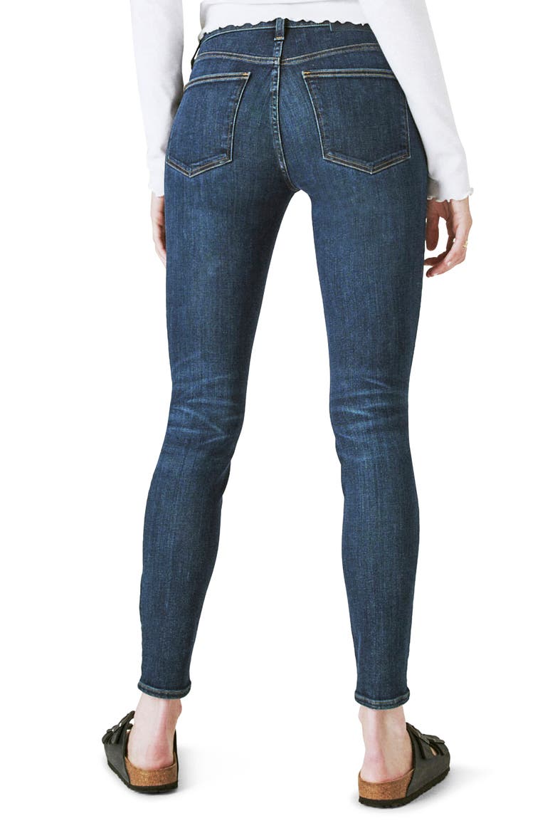 Ava Skinny Jeans, Alternate, color, DEEP SEA
