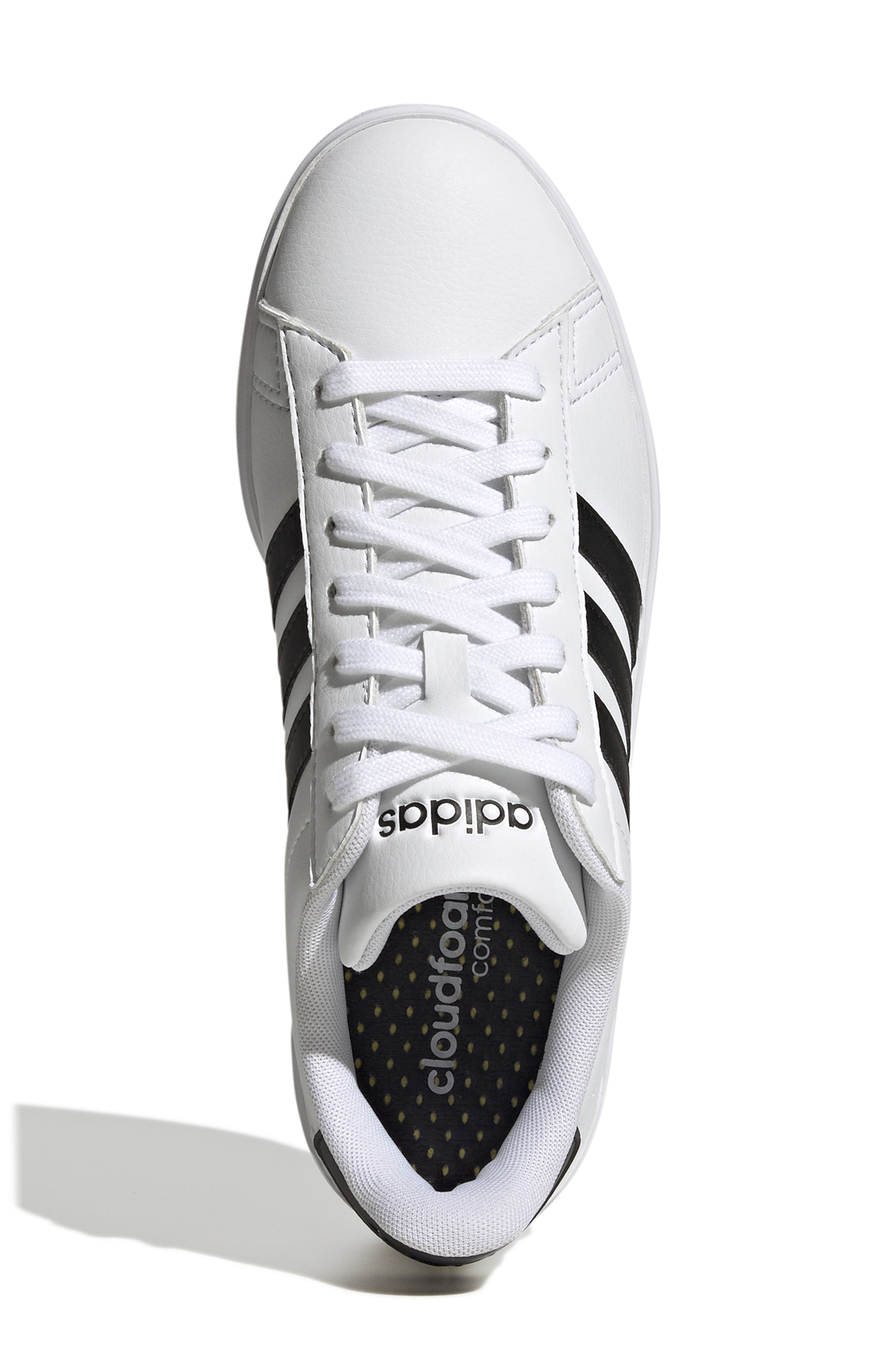 Grand Court 2.0 Sneaker, Alternate, color, WHITE/ CORE BLACK/ BLACK