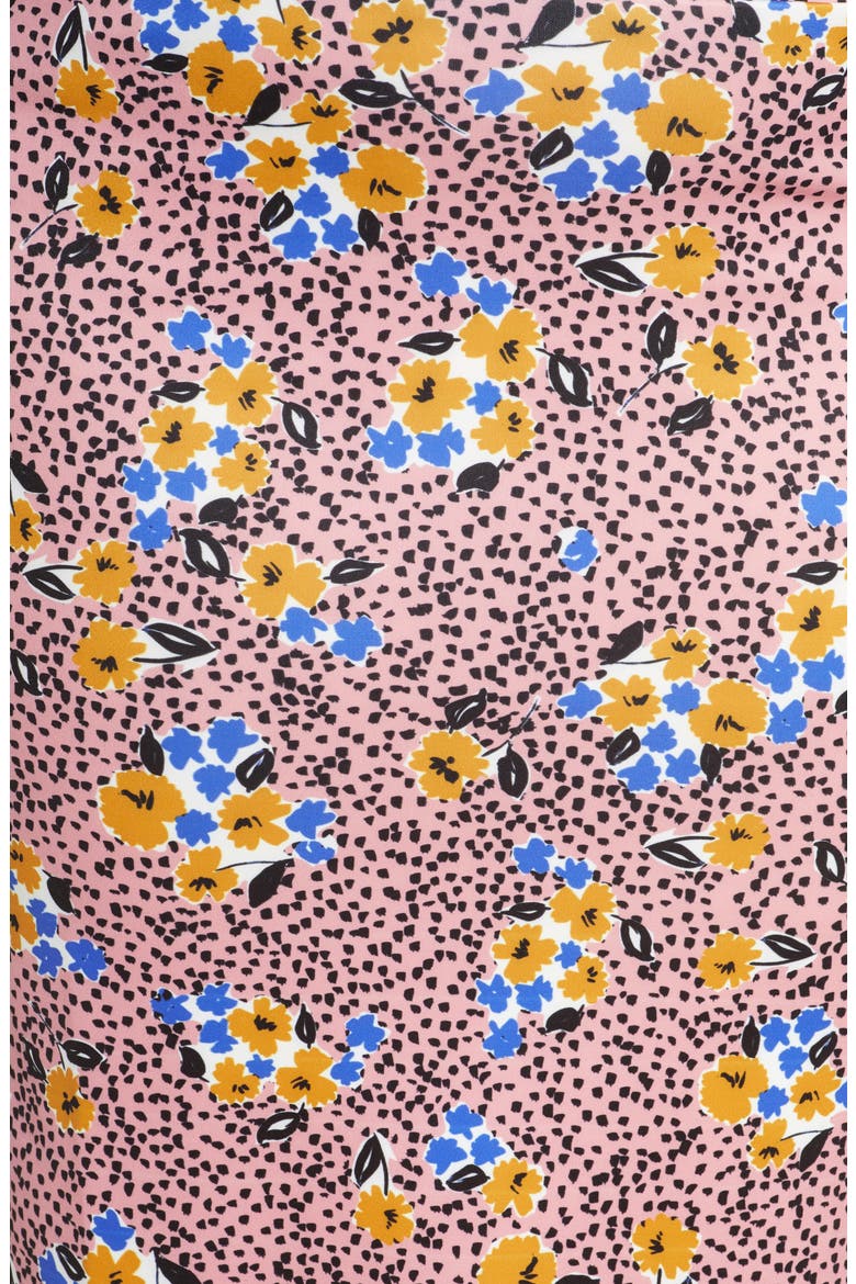 Floral Print Scuba Pencil Skirt, Alternate, color, FLOR-AU NATURALE