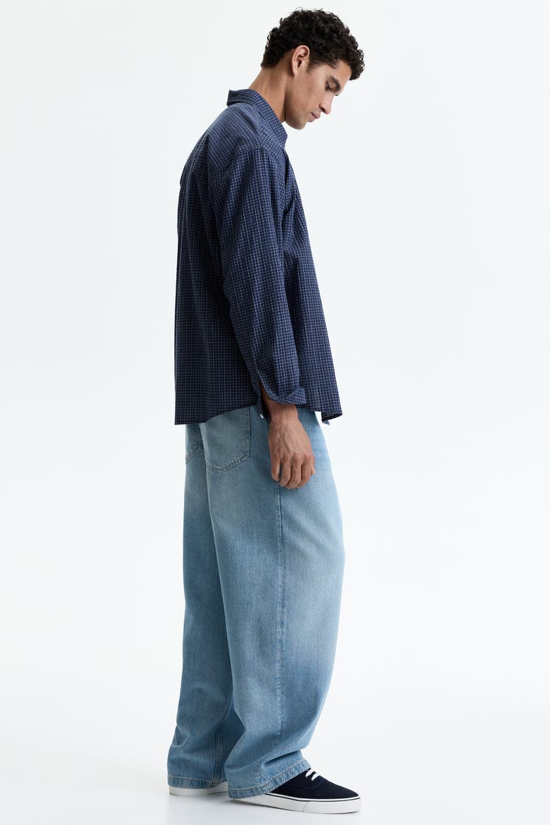Baggy Jeans, Alternate, color, Light denim blue