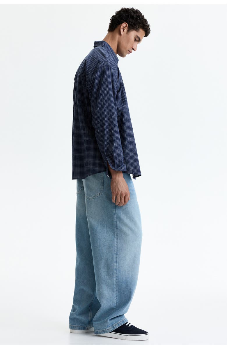 H&M Baggy Jeans, Alternate, color, Denim Blue