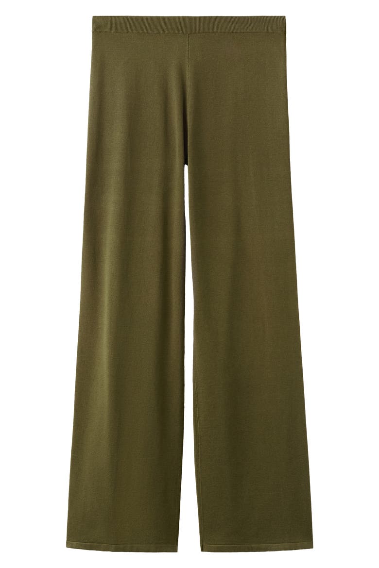 Pull-On Straight Leg Knit Pants, Main, color, KHAKI GREEN