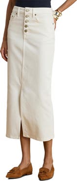 Lauren Ralph Lauren Rindalle Denim Pencil Skirt