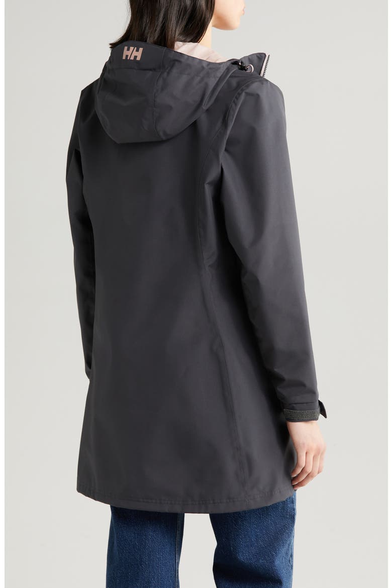 Belfast Waterproof Hooded Jacket, Alternate, color, EBONY
