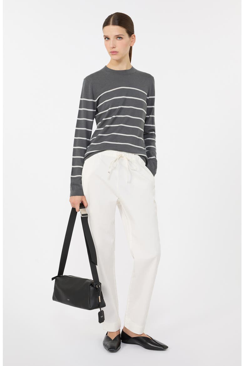 Pensile Crewneck Wool & Cashmere Sweater, Alternate, color, DARK GREY