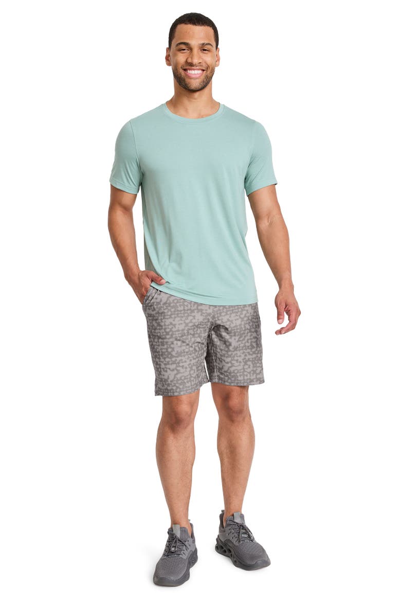 Mens EverActive 8.5" Knit Short, Alternate, color, Stumbling Stencils