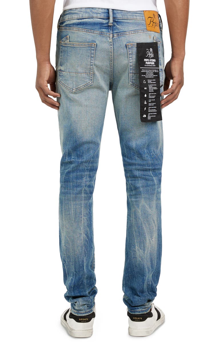 PRPS Utilize Straight Leg Jeans, Alternate, color, Light Indigo