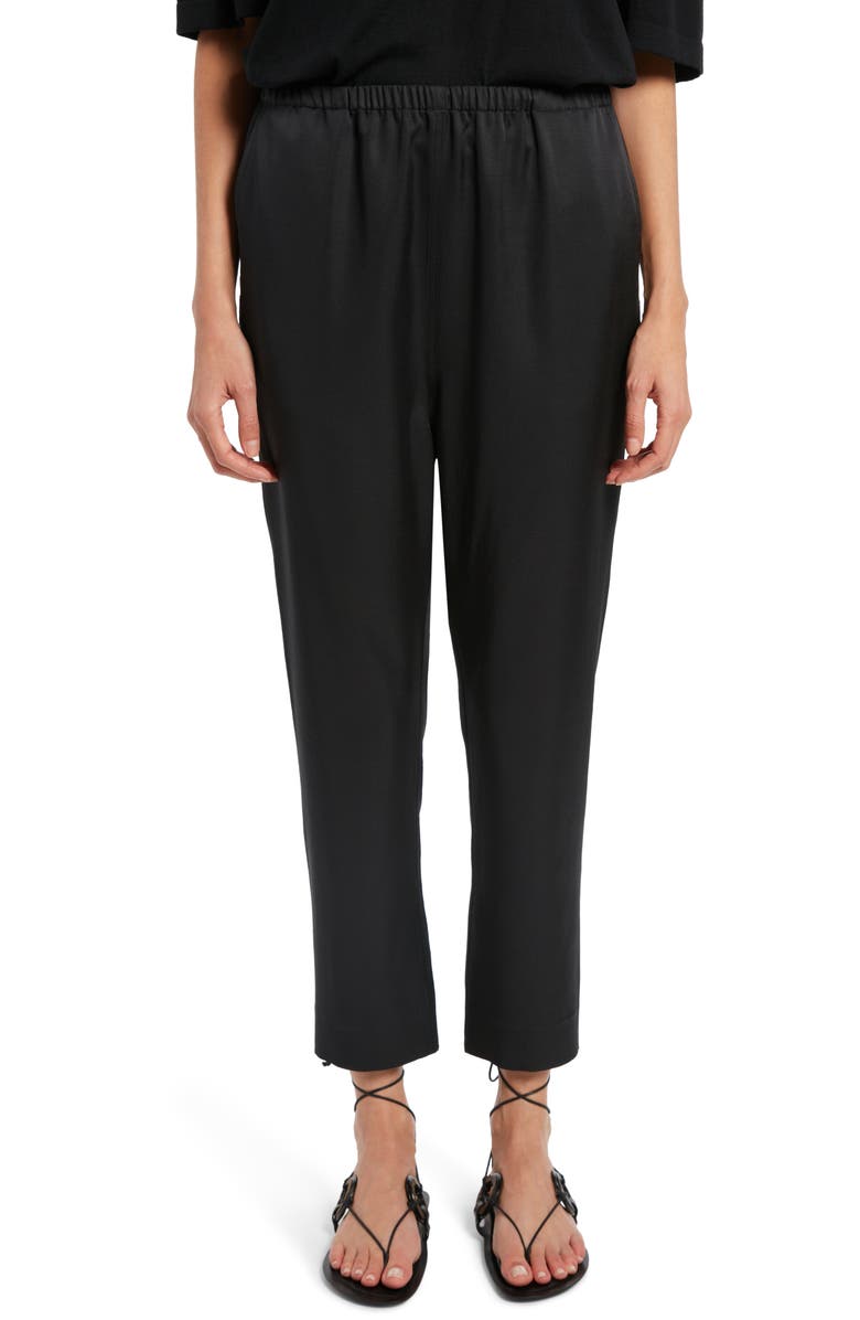 The Row Geneve Crop Silk Blend Pants, Main, color,