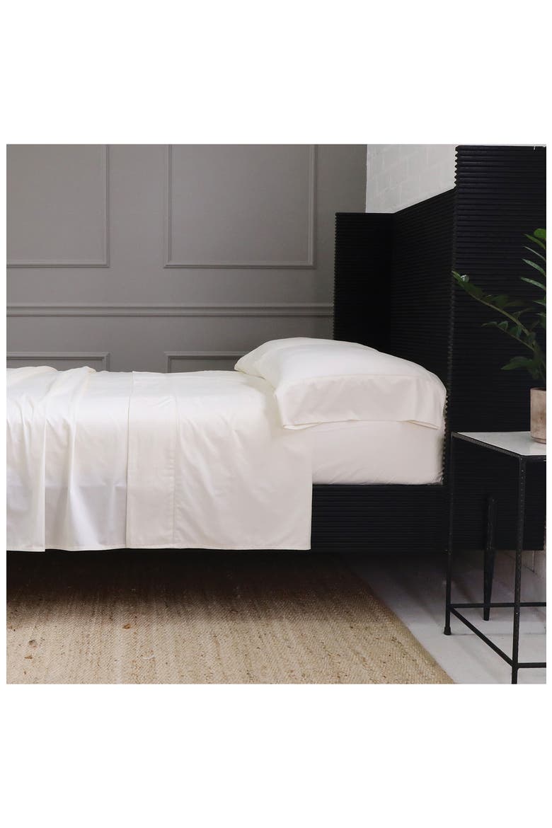 Classico Cotton Sateen Sheet Set, Alternate, color, IVORY