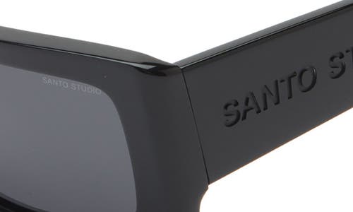 Santo Studio Forma Polarized Rectangular Sunglasses