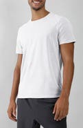 90 DEGREE BY REFLEX Stone Washed Stretch Pima Cotton T-Shirt