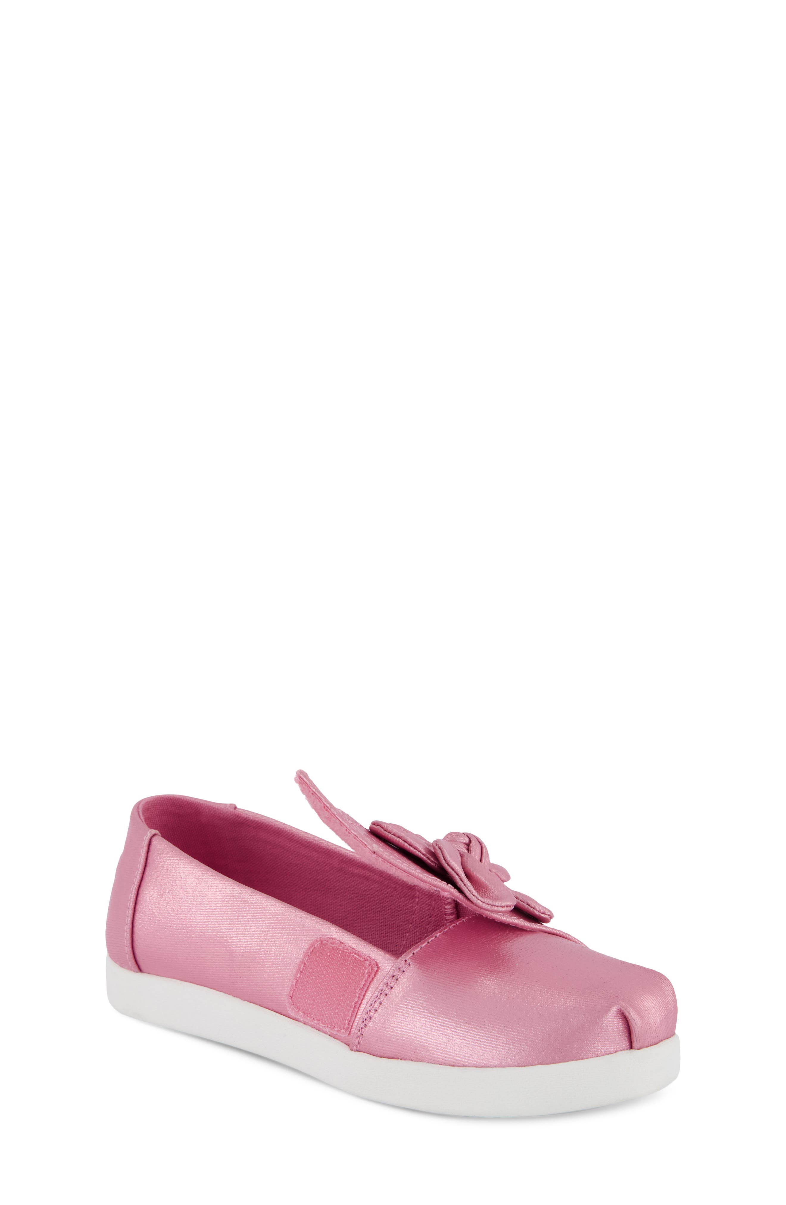 TOMS Kids
 Alpargata Slip-On Shoe, Alternate, color, Pink