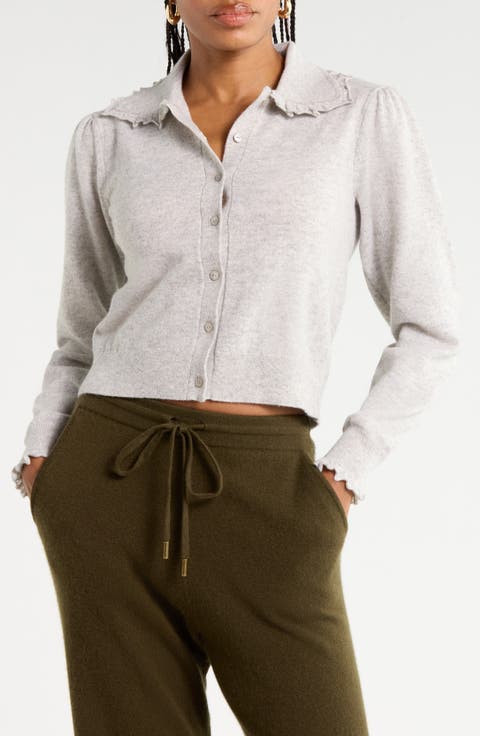 Kalila Collared Cashmere Cardigan