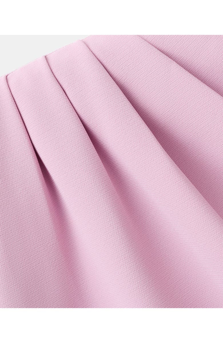 MANGO Flared Sleeve Satin Dress, Alternate, color, 