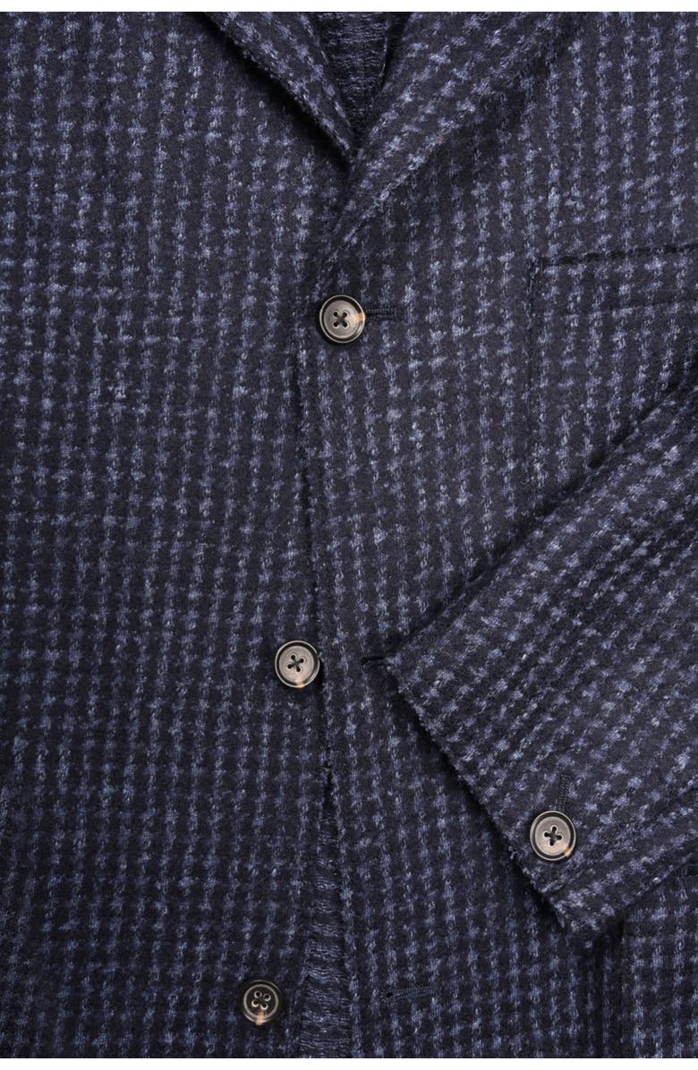 FLYNT Navy Button Front Notch Lapel Soft Sport Jacket, Alternate, color, 