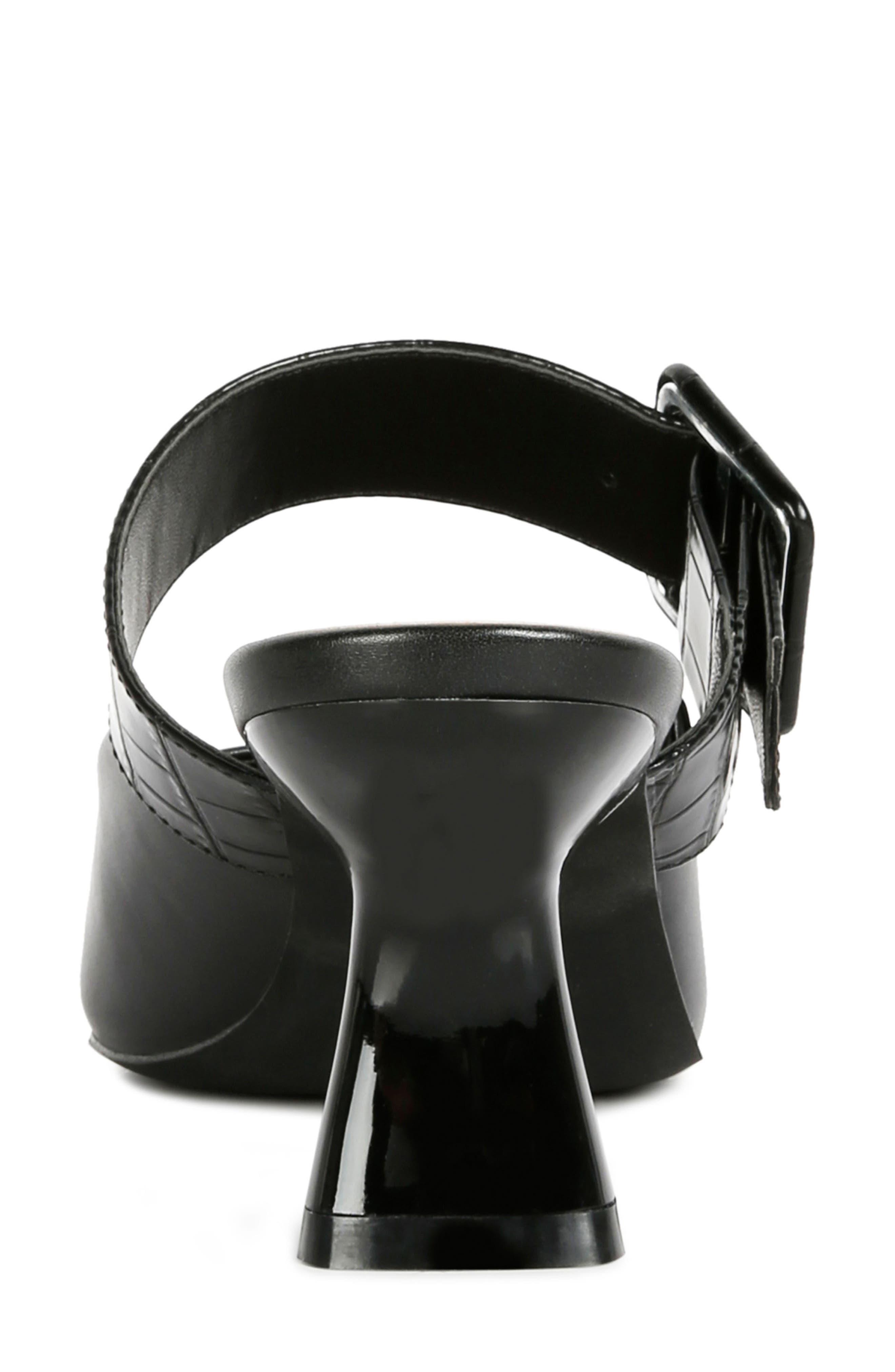 LONDON RAG Pointed Toe Mule, Alternate, color, Black