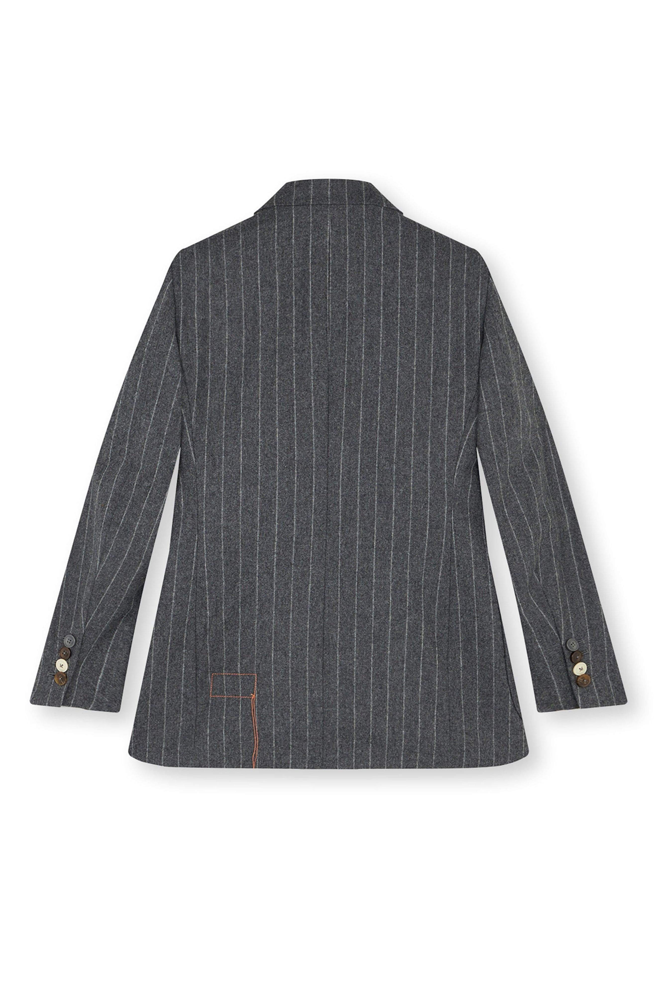 Brandy Classic Double-Breasted Pinstripe Jacket - image 2