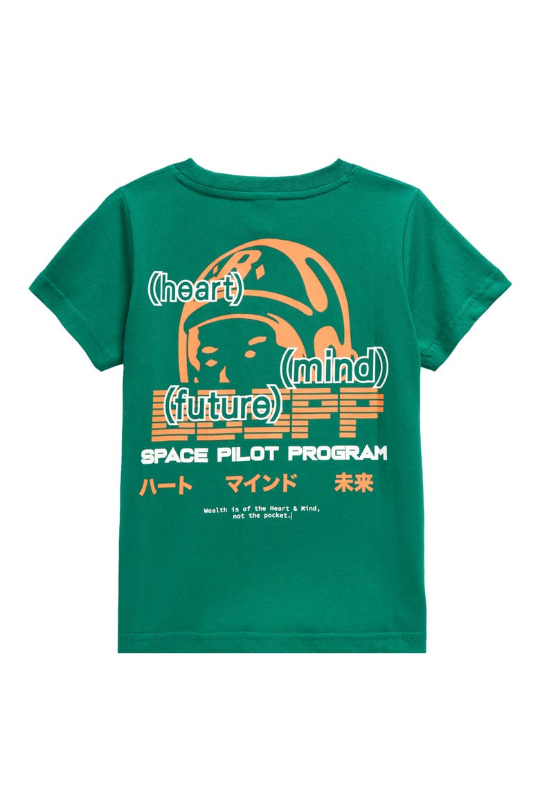 Kids' Space Pilot Cotton Graphic T-Shirt, Alternate, color, SHADY GLAD